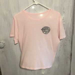 Cute baby pink T #girlpower #wecanandwewill